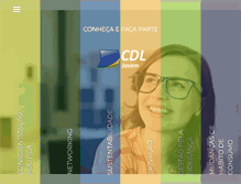 Tablet Screenshot of cdljovem.org.br